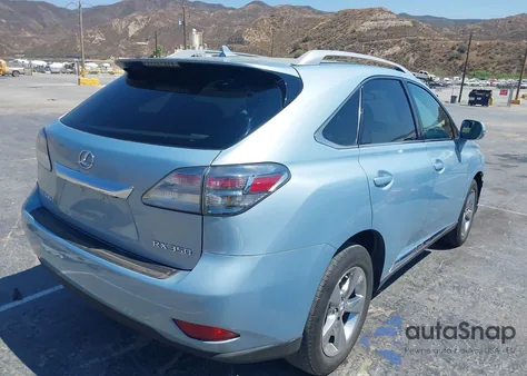 2010 Lexus Rx 350 из США, поврежденный, VIN 2T2ZK1BA1AC002694